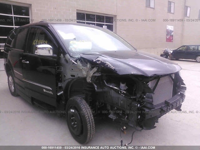 2C4RC1GG3FR638331 - 2015 CHRYSLER TOWN & COUNTRY  BLACK photo 6