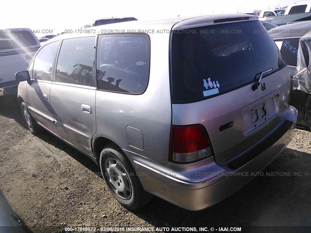 JHMRA3865WC005103 - 1998 HONDA ODYSSEY LX/EX SILVER photo 3