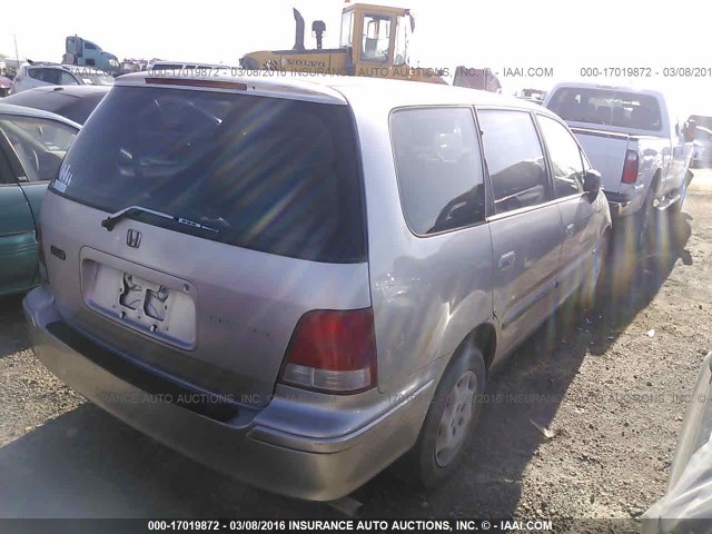 JHMRA3865WC005103 - 1998 HONDA ODYSSEY LX/EX SILVER photo 4