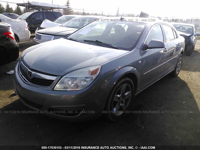 1G8ZS57B88F216557 - 2008 SATURN AURA XE Light Blue photo 2