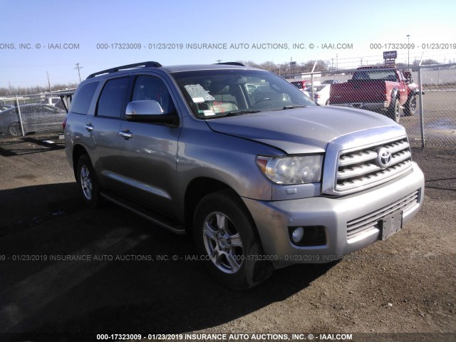 5TDBY68A88S004873 - 2008 TOYOTA SEQUOIA LIMITED SILVER photo 1