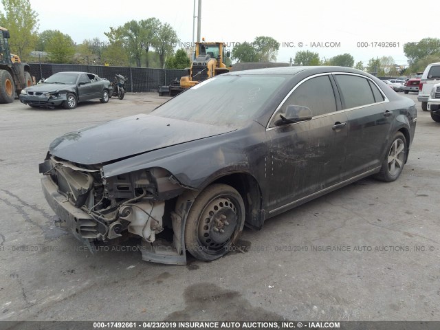 1G1ZC5E16BF219521 - 2011 CHEVROLET MALIBU 1LT 灰色 照片 2