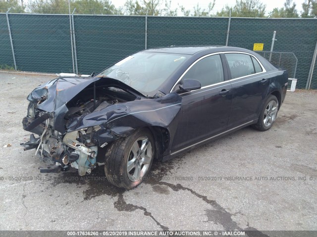 1G1ZC5E04AF299407 - 2010 CHEVROLET MALIBU 1LT 深蓝色 照片 2