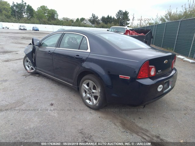 1G1ZC5E04AF299407 - 2010 CHEVROLET MALIBU 1LT 深蓝色 照片 3