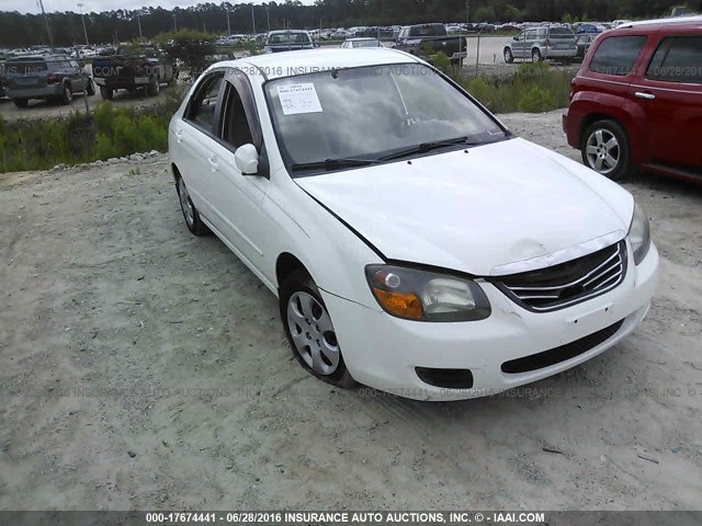 KNAFE221495596045 - 2009 KIA SPECTRA EX/LX/SX WHITE photo 1