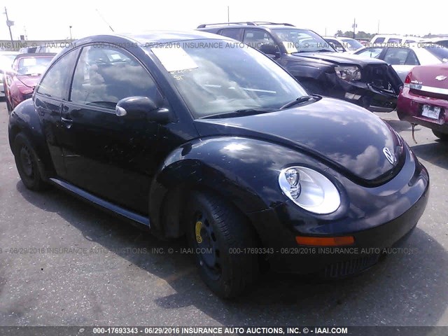 3VWPW3AG1AM020232 - 2010 VOLKSWAGEN NEW BEETLE BLACK photo 1