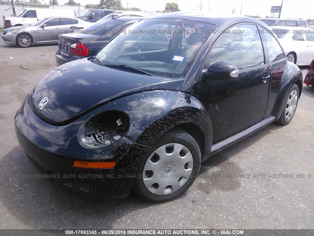 3VWPW3AG1AM020232 - 2010 VOLKSWAGEN NEW BEETLE BLACK photo 2