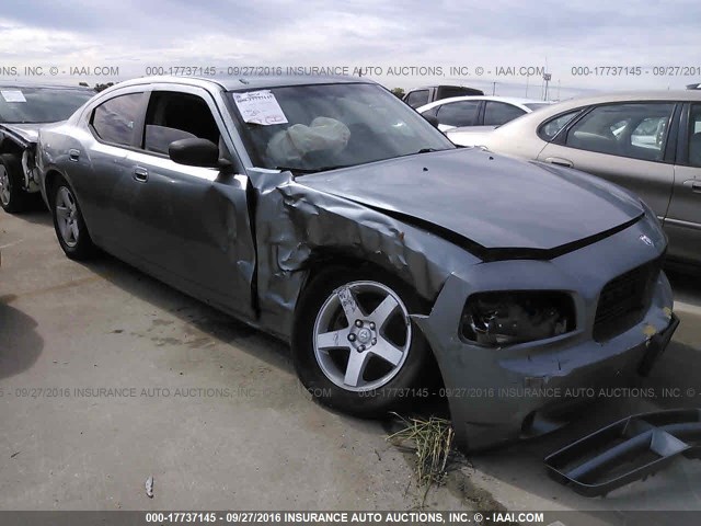 2B3KA43R97H675487 - 2007 DODGE CHARGER SE/SXT SILVER photo 1