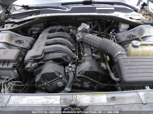 2B3KA43R97H675487 - 2007 DODGE CHARGER SE/SXT SILVER photo 10