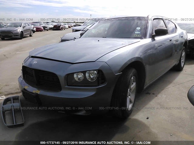 2B3KA43R97H675487 - 2007 DODGE CHARGER SE/SXT SILVER photo 2