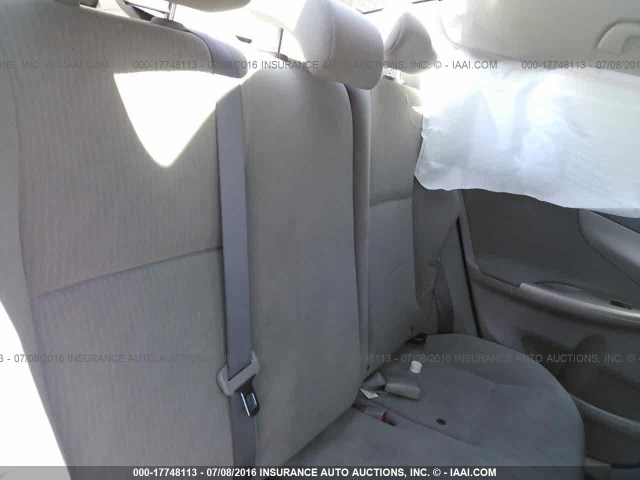 1NXBU4EE4AZ282772 - 2010 TOYOTA COROLLA S/LE/XLE GRAY photo 8