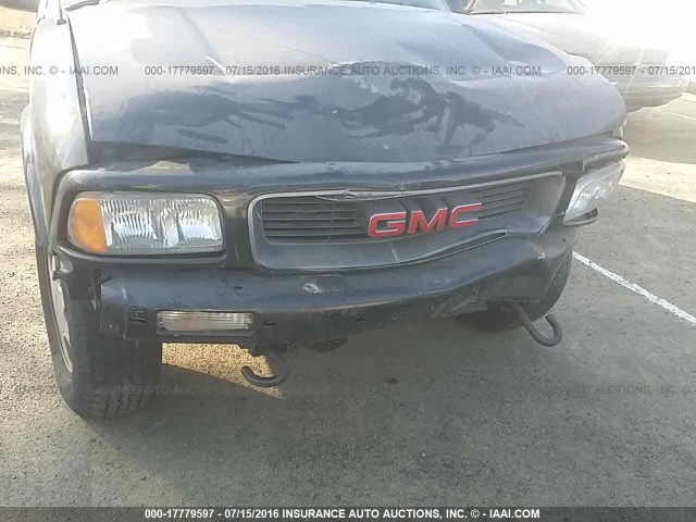 1GTDT14XXVK505576 - 1997 GMC SONOMA BLACK photo 6