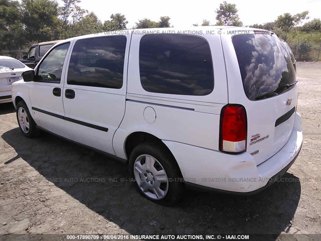 1GNDV23W78D108433 - 2008 CHEVROLET UPLANDER LS WHITE photo 3