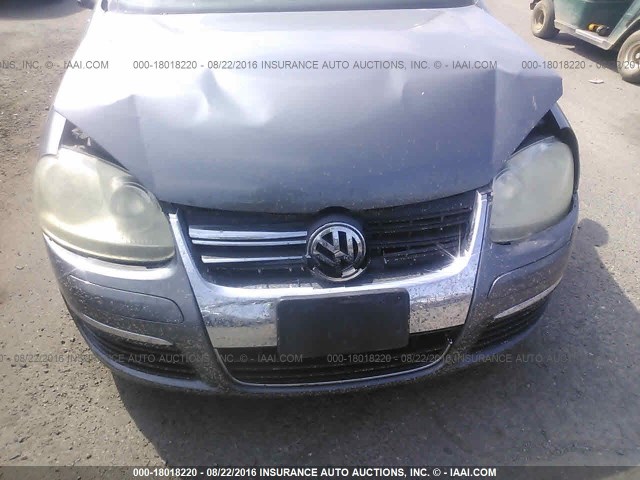 3VWRG71K46M708623 - 2006 VOLKSWAGEN JETTA 2.5 GRAY photo 6