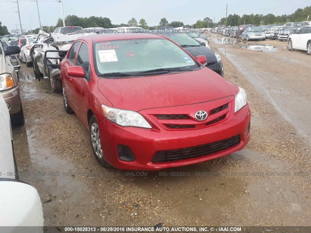 5YFBU4EE3CP066240 - 2012 TOYOTA COROLLA S/LE RED photo 1