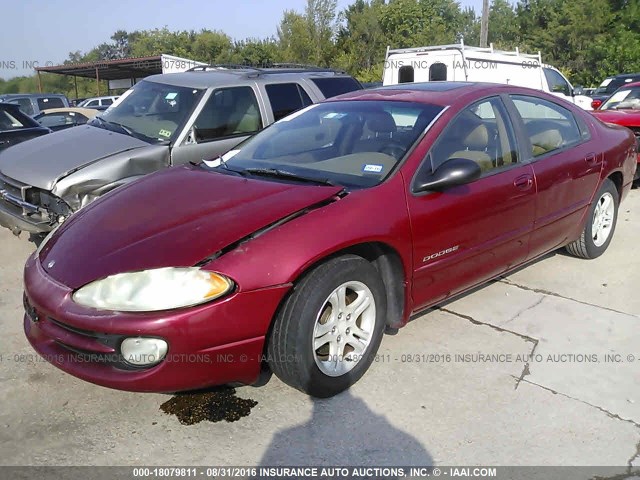 2B3HD56JXXH778804 - 1999 DODGE INTREPID ES RED photo 2