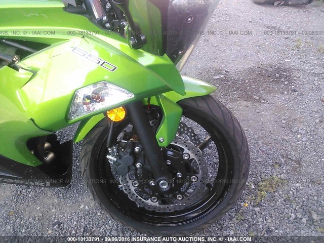 JKAEXEE14FDA20461 - 2015 KAWASAKI EX650 E GREEN photo 5