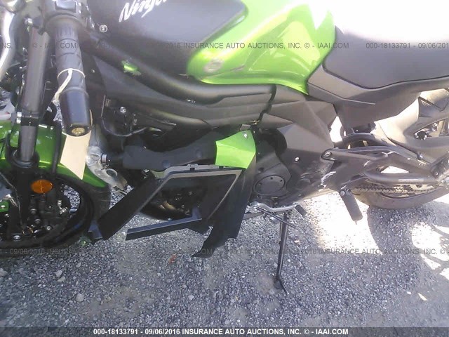 JKAEXEE14FDA20461 - 2015 KAWASAKI EX650 E GREEN photo 9
