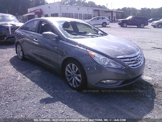 5NPEC4ACXCH499734 - 2012 HYUNDAI SONATA SE/LIMITED SILVER photo 1