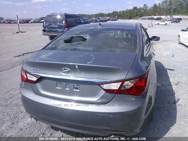 5NPEC4ACXCH499734 - 2012 HYUNDAI SONATA SE/LIMITED SILVER photo 6