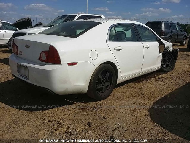 1G1ZG57B89F242688 - 2009 CHEVROLET MALIBU LS 白色 照片 4