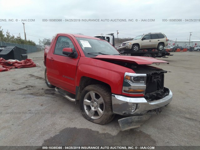 1GCNKREC4GZ312982 - 2016 CHEVROLET SILVERADO K1500 LT RED photo 1