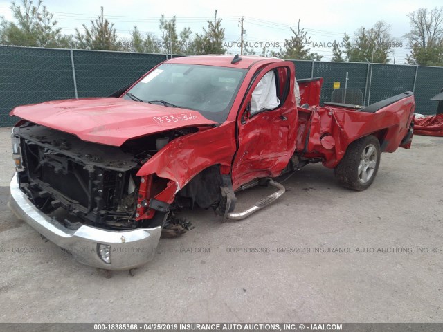 1GCNKREC4GZ312982 - 2016 CHEVROLET SILVERADO K1500 LT RED photo 2