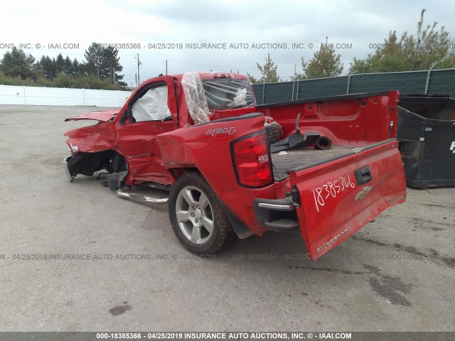 1GCNKREC4GZ312982 - 2016 CHEVROLET SILVERADO K1500 LT RED photo 3