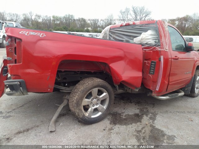 1GCNKREC4GZ312982 - 2016 CHEVROLET SILVERADO K1500 LT RED photo 6