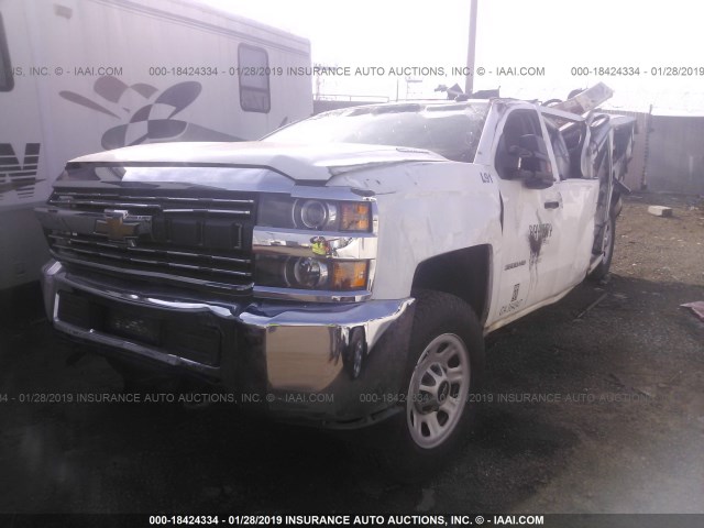 1GB4KYC83FF597604 - 2015 CHEVROLET SILVERADO K3500 WHITE photo 2