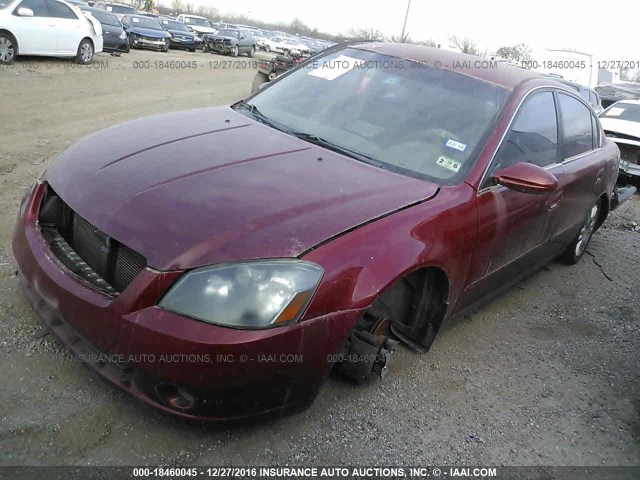 1N4AL11D06N405361 - 2006 NISSAN ALTIMA S/SL RED photo 2