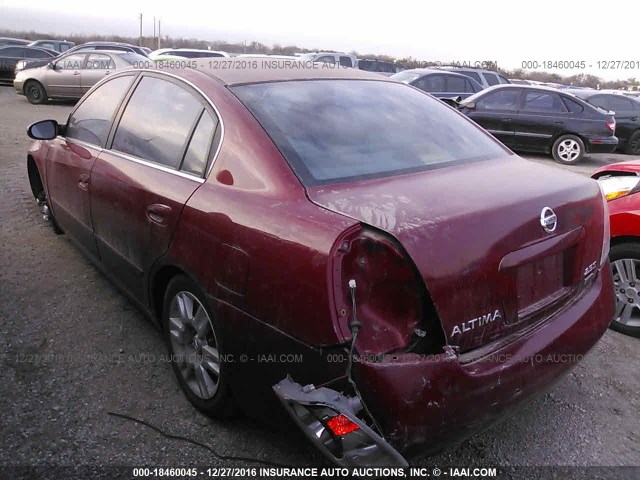 1N4AL11D06N405361 - 2006 NISSAN ALTIMA S/SL RED photo 3