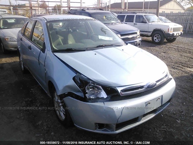 1FAHP35N28W300111 - 2008 FORD FOCUS SE/SEL/SES Light Blue photo 6