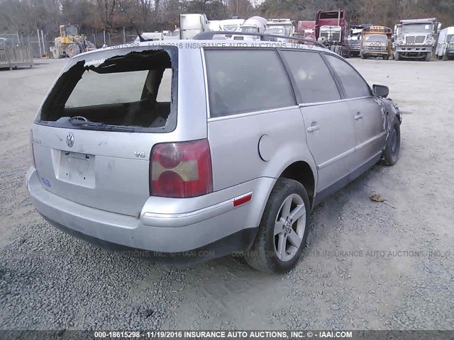 WVWWH63B04E133630 - 2004 VOLKSWAGEN PASSAT GLX 银色 照片 4