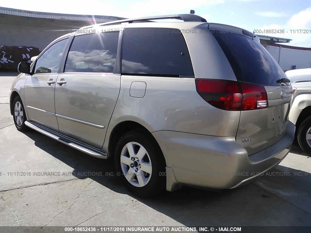 5TDZA23C84S177842 - 2004 TOYOTA SIENNA CE/LE GOLD photo 3