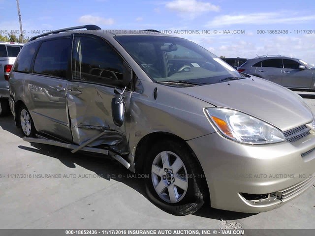 5TDZA23C84S177842 - 2004 TOYOTA SIENNA CE/LE GOLD photo 6