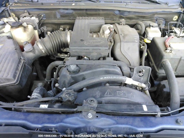 1GCCS136468189646 - 2006 CHEVROLET COLORADO BLUE photo 10