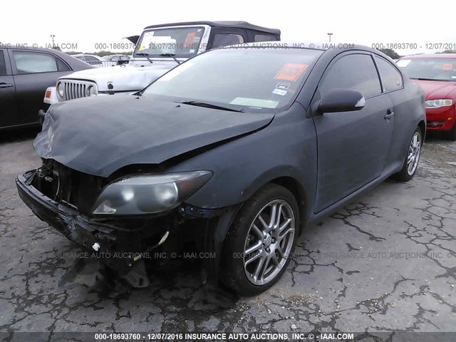JTKDE177X60121437 - 2006 TOYOTA SCION TC შავი ფოტო 2