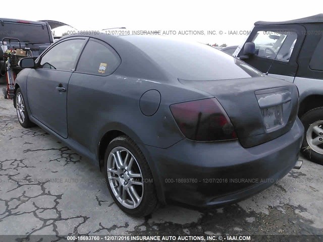 JTKDE177X60121437 - 2006 TOYOTA SCION TC შავი ფოტო 3