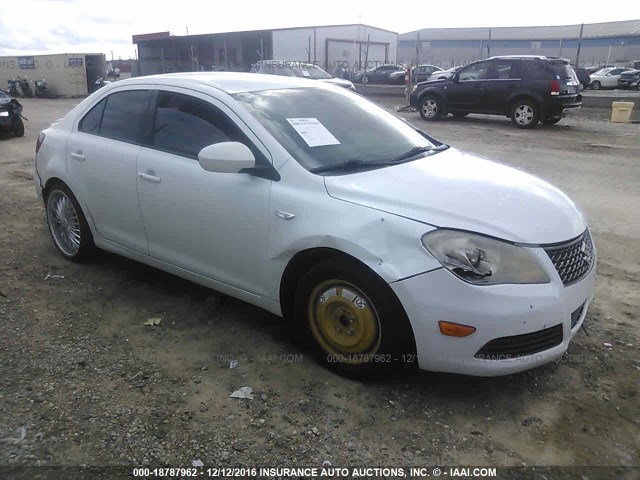 JS2RF9A32B6110444 - 2011 SUZUKI KIZASHI SE WHITE photo 1