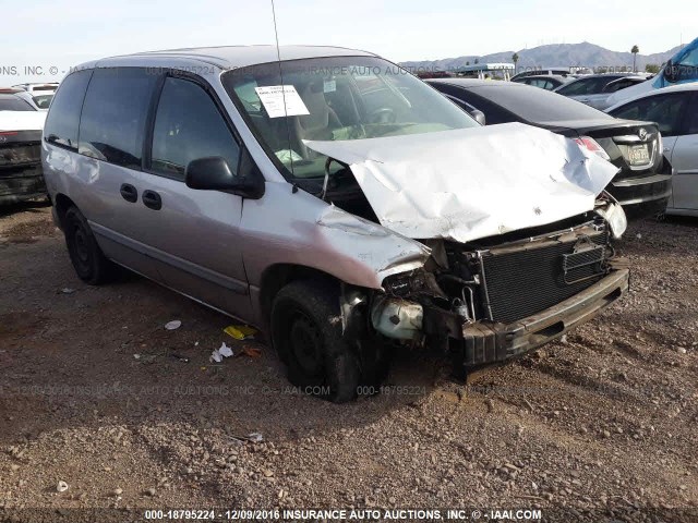 2B4GP253XYR727184 - 2000 DODGE CARAVAN SILVER photo 1