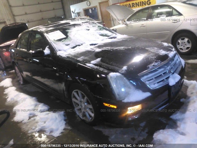 1G6DC67A150113900 - 2005 CADILLAC STS BLACK photo 1