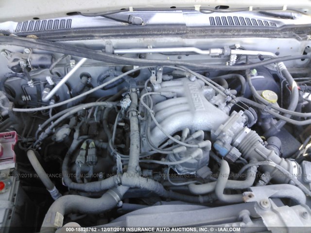 5N1ED28Y62C528512 - 2002 NISSAN XTERRA XE/SE SILVER photo 10