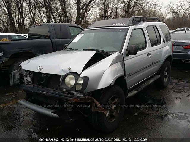 5N1ED28Y62C528512 - 2002 NISSAN XTERRA XE/SE SILVER photo 2