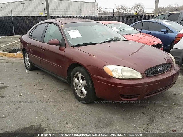 1FAFP55U74G118449 - 2004 FORD TAURUS SES RED photo 1