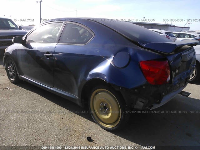JTKDE177050056709 - 2005 TOYOTA SCION TC ლურჯი ფოტო 3