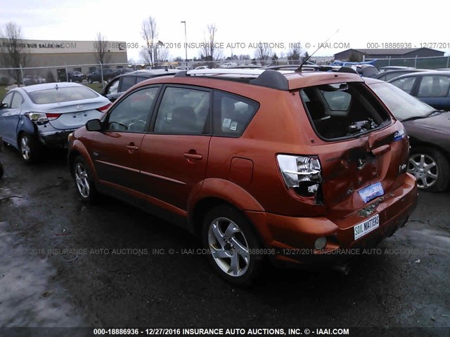 5Y2SL62844Z471284 - 2004 PONTIAC VIBE ORANGE photo 3