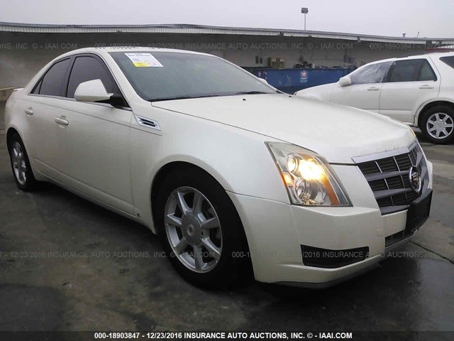 1G6DP57V080116633 - 2008 CADILLAC CTS HI FEATURE V6 WHITE photo 1