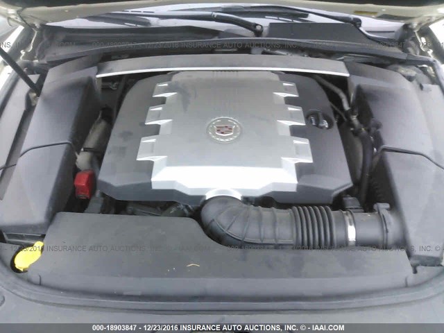 1G6DP57V080116633 - 2008 CADILLAC CTS HI FEATURE V6 WHITE photo 10