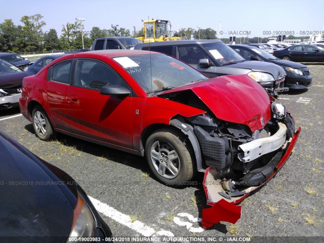 1G8AN15FX6Z129631 - 2006 SATURN ION LEVEL 2 RED photo 1